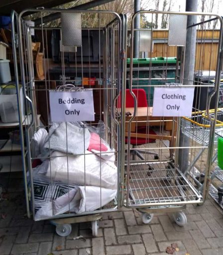 Featured image for Gift of roll cages a great help to sort donations