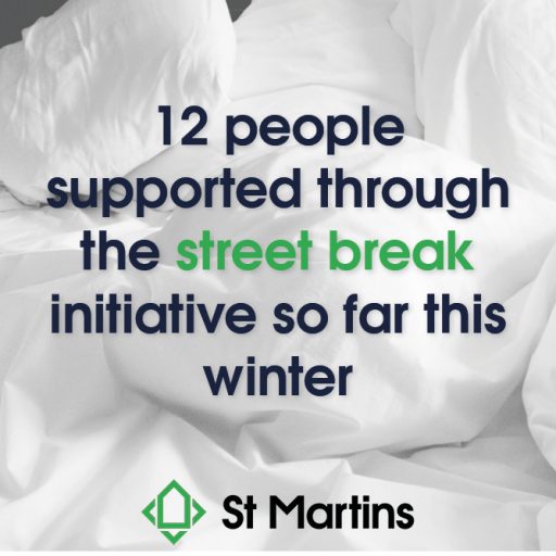 Featured image for Surviving Winter appeal is making difference to rough sleepers through 'street break' initiative