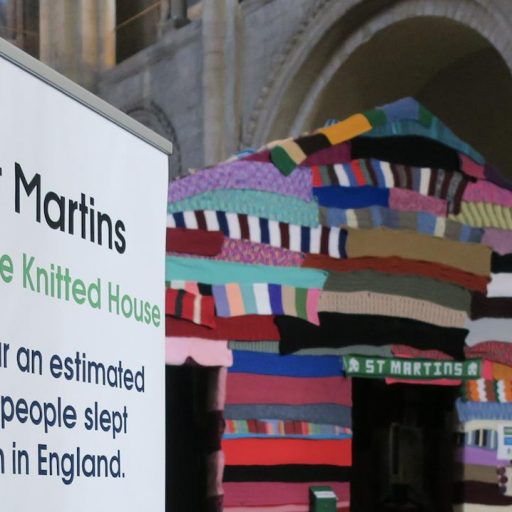 Featured image for Hundreds visit the Knitted House and over £2000 raised