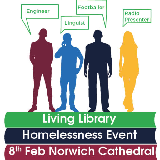 Featured image for Don’t judge a book by its cover is the message at Norwich homelessness weekend