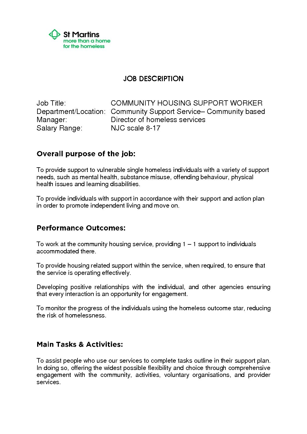 Featured image for community housing support worker jan 2020