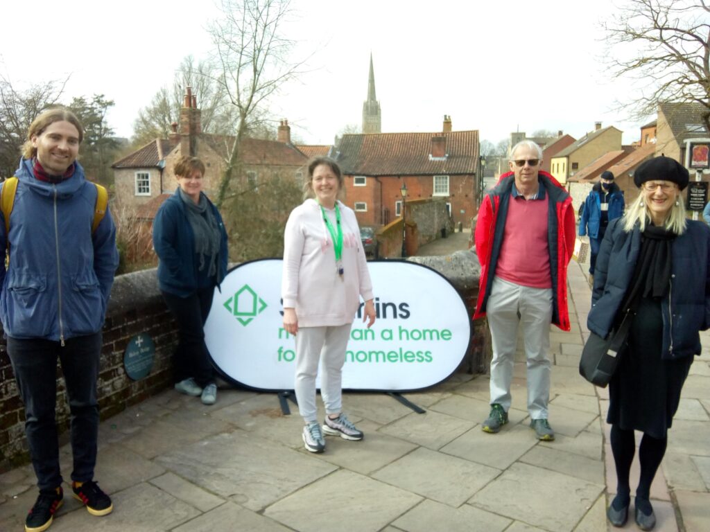 St Martins team joining Walking 4 Norfolk