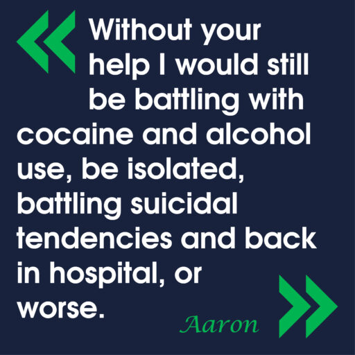 Featured image for Working in the community to prevent homelessness: Aaron's story