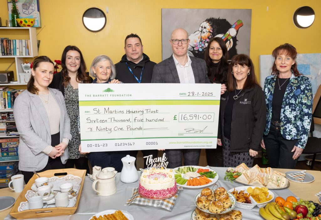 Barratt Homes donation