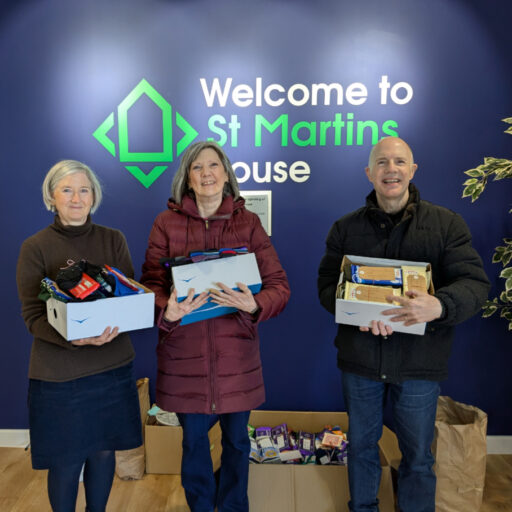 Featured image for Socks and chocs for Easter for Norwich homeless charity